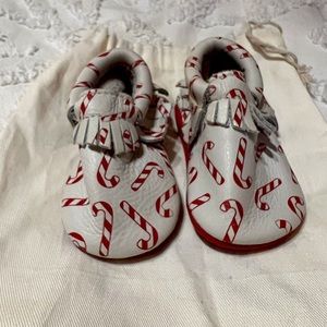 Freshly picked candycane moccasins